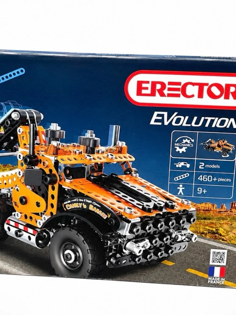 Erector Evolution Orange Construction Truck Building Set
